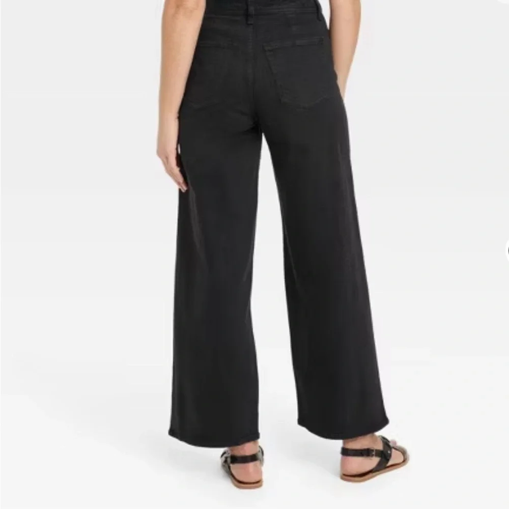 New Universal Thread Women's High-Rise Sailor Wide Leg Ankle Jeans Size 17 NWT